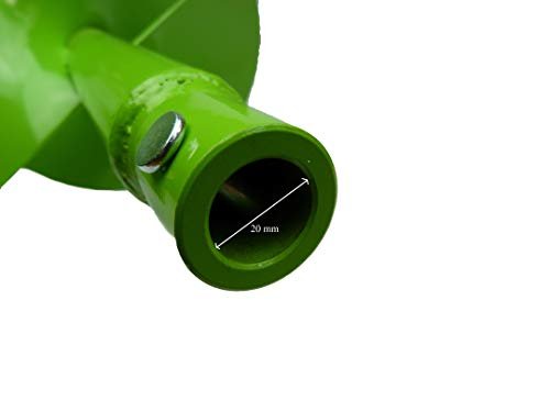 WERHE Erdbohrer-Set Ø40mm, 80cm lang mit SDS Plus Adapter – Mit normaler SDS Plus Bohrmaschine nutzbar, ideal für Zaunbau und Garten - Image 4