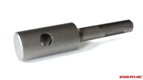 WERHE Erdbohrer-Set Ø40mm, 80cm lang mit SDS Plus Adapter – Mit normaler SDS Plus Bohrmaschine nutzbar, ideal für Zaunbau und Garten - Image 6