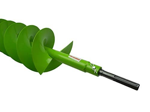 WERHE Erdbohrer mit SDS Max Aufnahme 40 mm robuste Bohrspitze Pfahlbohrer Bohrer 40mm - Image 9