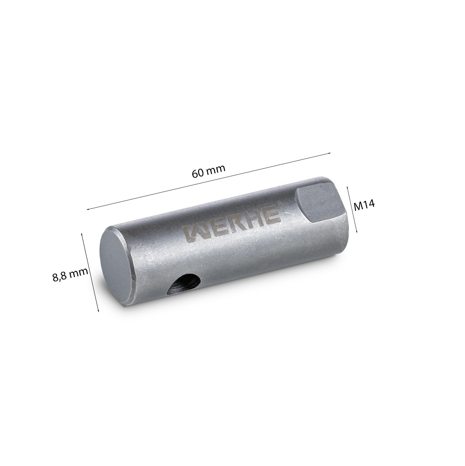 WERHE® Adapter M14 für Erdbohrer, M14 Innengewinde, BODENBOHRMASCHINE, SCHNECKE, für Poliermaschine - Image 2