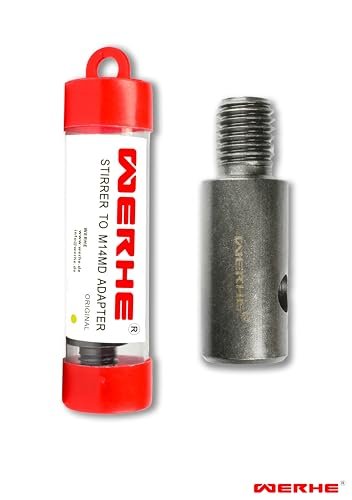 WERHE® Adapter M14 für Erdbohrer – Rührwerksadapter aus Hartstahl - Image 3