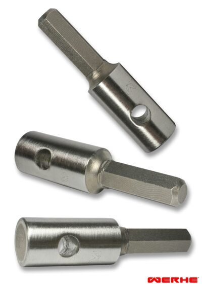 WERHE® Profi Bohrer Starker Stahl, Erdbohrer für bohrmaschine 300 mm Doppel-Welle extrem robust mit Hex Adapter - Pfahlbohrer Brunnenbohrer präzise Bohrspitze. - Image 10